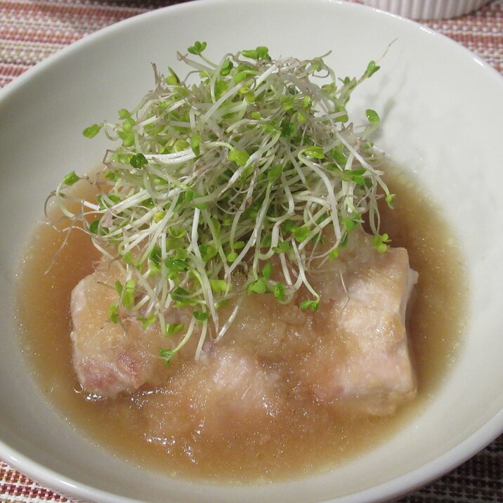 鶏もも肉のみぞれ煮